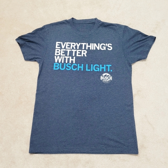 BUSCH LIGHT unisex TShirt "Everything's Better With Busch Light" Size Small BEER - Picture 4 of 8
